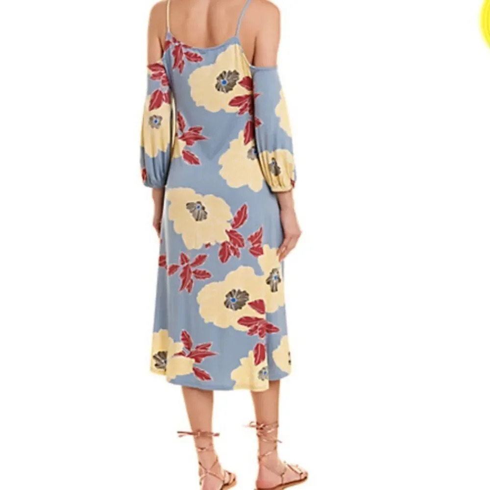 NWT Rachel Pally Cold Shoulder Midi Simone Dress - Picture 3 of 3